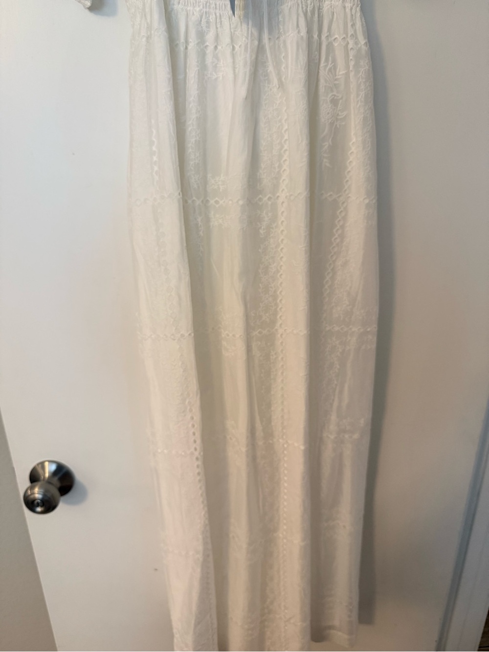 Hill House Scarlett Nap Dress patchwork organza Maxi Dress - Picture 3 of 6